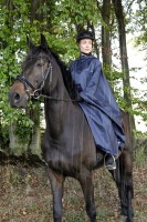 Ponczo jeździeckie przeciwdeszczowe, nieb… | poltechparts.pl