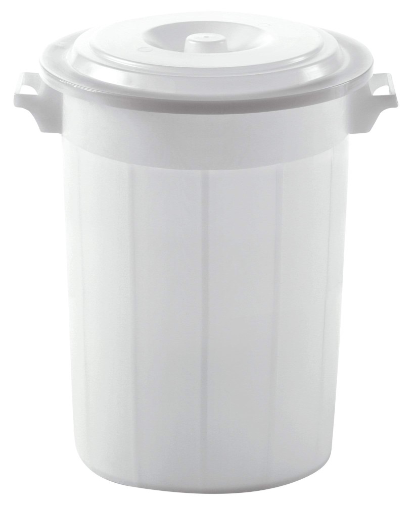 Beczka na paszę, biały, 70 l, Kerbl | poltechparts.pl