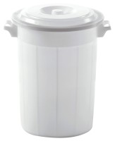 Beczka na paszę, biały, 70 l, Kerbl | poltechparts.pl