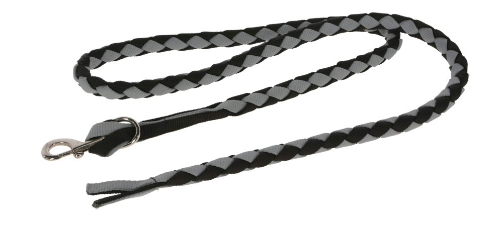 Uwiąz dla konia American, czarny/szary, 250 cm, Covalliero