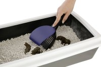 Szufelka do żwirku Shaker, 28 x 10 cm, granatowa, Kerbl