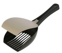 Szufelka do żwirku Shaker, 28 x 10 cm, beżowa, Kerbl