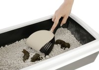 Szufelka do żwirku Shaker, 28 x 10 cm, beżowa, Kerbl