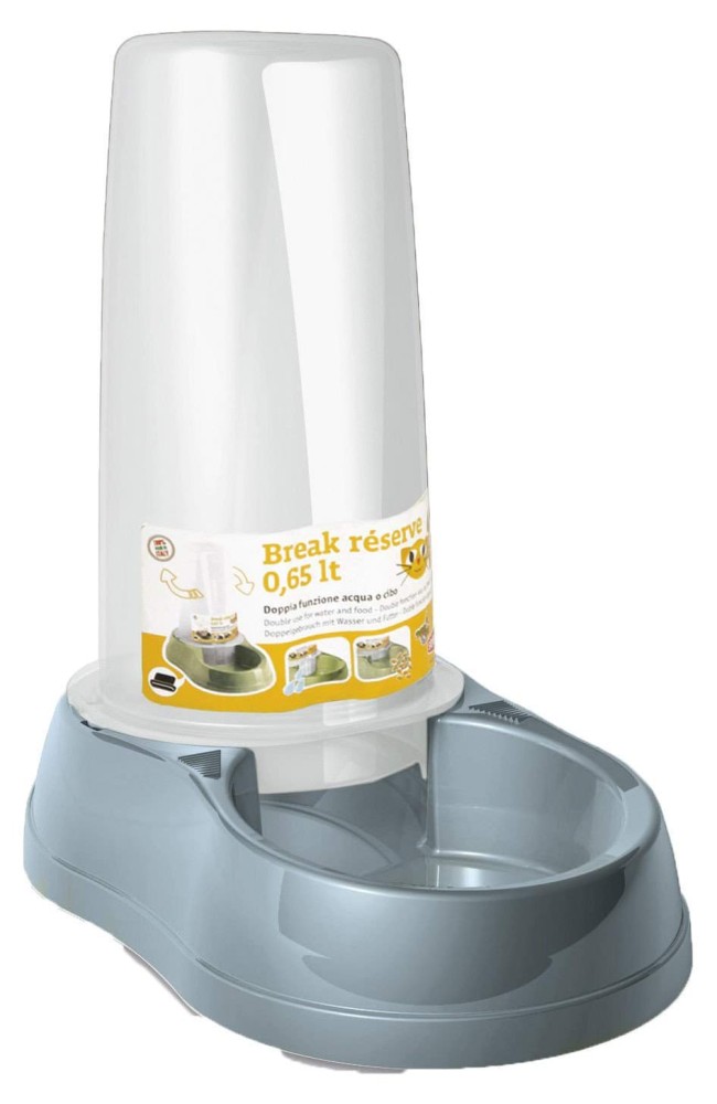 Karmidło dla psów i kotów, 650 ml, niebieskie, Kerbl