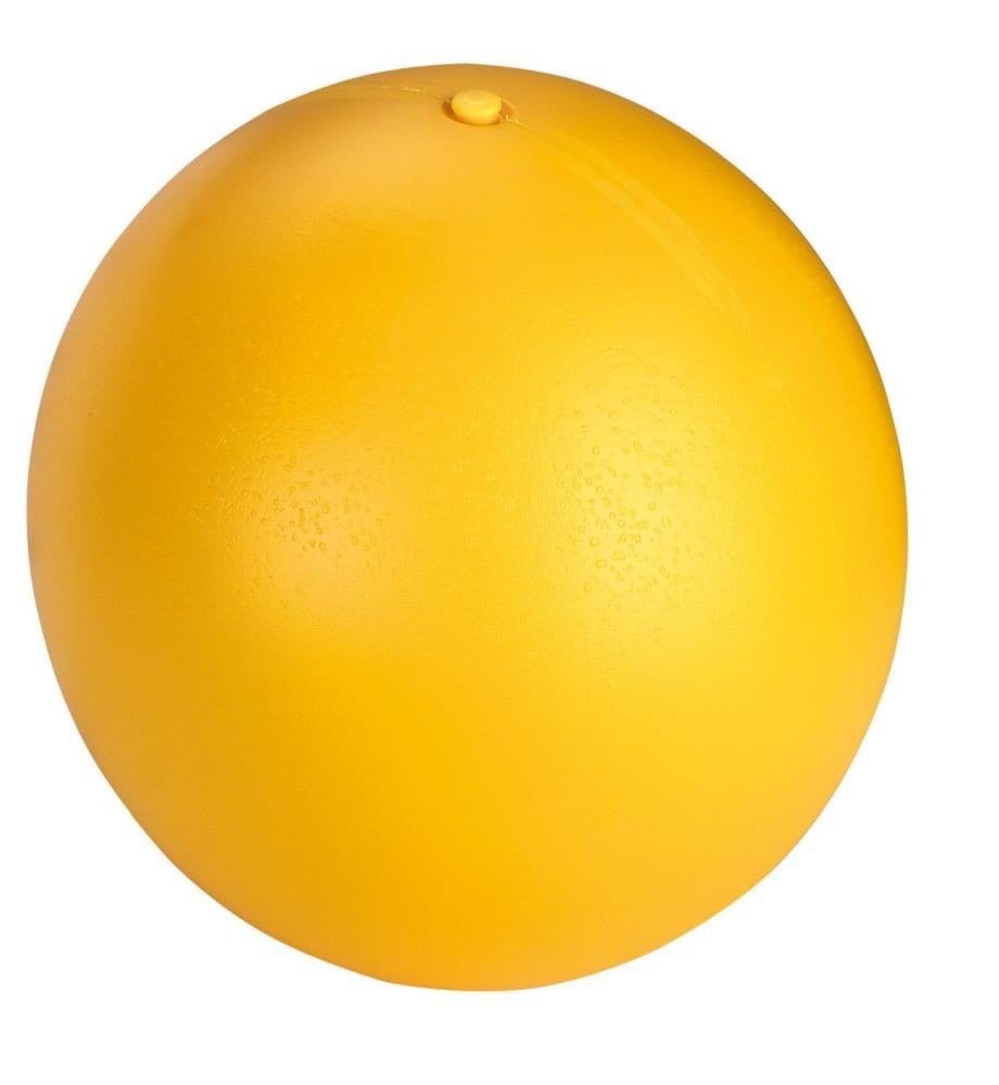Piłka interaktywna dla psa, żółta, 30 cm,… | poltechparts.pl