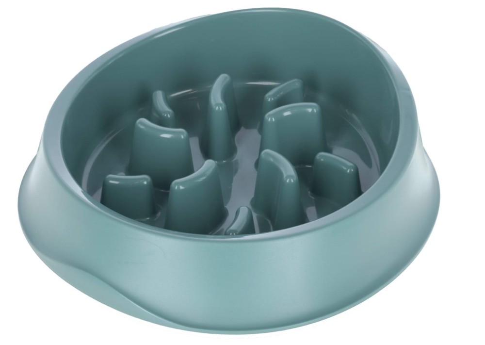 Miska spowalniająca jedzenie, zielona, 1000 ml, Kerbl