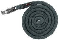 Uwiąz dla konia Doria, bezpieczny karabińczyk, 200 cm, zielony, Covalliero