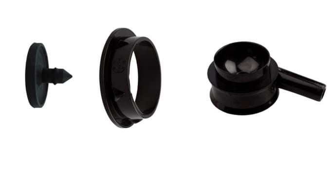 Osłona zaworu pokrywy bańki, tworzywo - guma, kpl