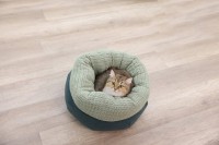 Łóżko Snuggle Anne, zielone, Ø 40 cm, wys… | poltechparts.pl