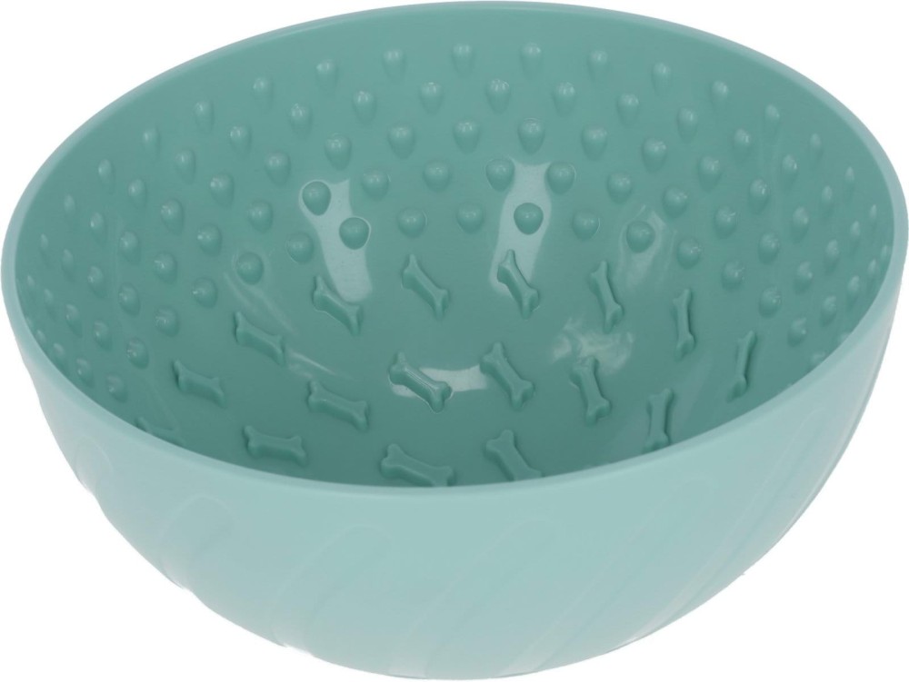 Miska do lizania Slippy, śr. 20,5 cm, turkusowy, Kerbl