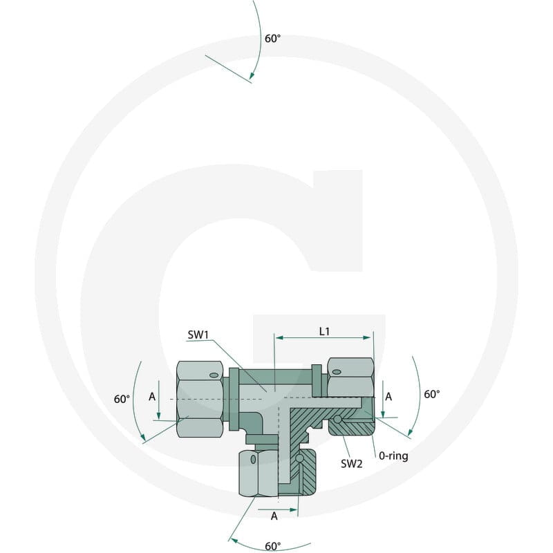 GRANIT TA 3/8 FS - BSP, 10 szt. 87000434 - 87000434 - Sklep rolniczy PoltechParts