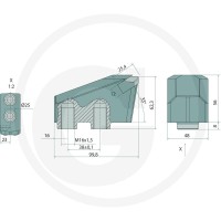 GRANIT ENDURANCE CARBIDE Młotek narzędziowy 32272047 - 32272047 - Sklep rolniczy PoltechParts