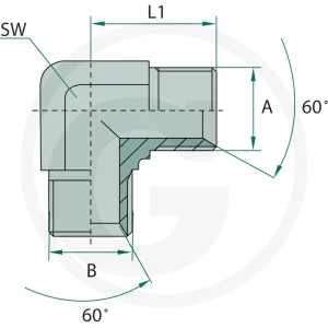 GRANIT WA 1/4 M-BSP x 1/4 M-BSP, 10 szt. 87000429