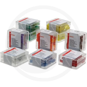 GRANIT Warsztatowy zestaw bezpieczników płaskich „MAXI” 100 elementów 507SET4