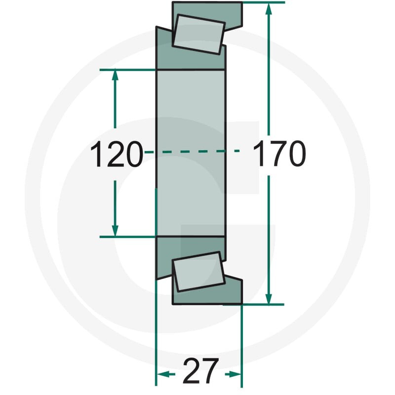 GRANIT Łożysko 72706128 - 72706128 - Sklep rolniczy PoltechParts