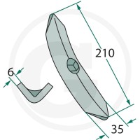 GRANIT Redlica kultywatora 1803200818 - 1803200818 - Sklep rolniczy PoltechParts
