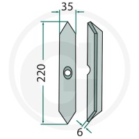 GRANIT Redlica kultywatora 1803200816 - 1803200816 - Sklep rolniczy PoltechParts