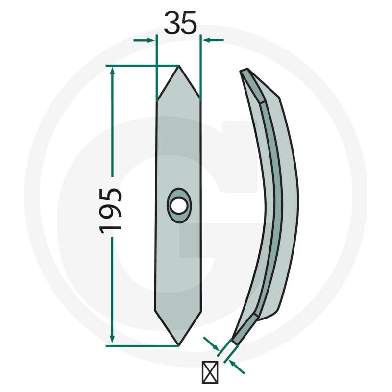 GRANIT Redlica kultywatora 2353200009 - 2353200009 - Sklep rolniczy PoltechParts