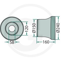GRANIT Osłona 40504052245 - 40504052245 - Sklep rolniczy PoltechParts