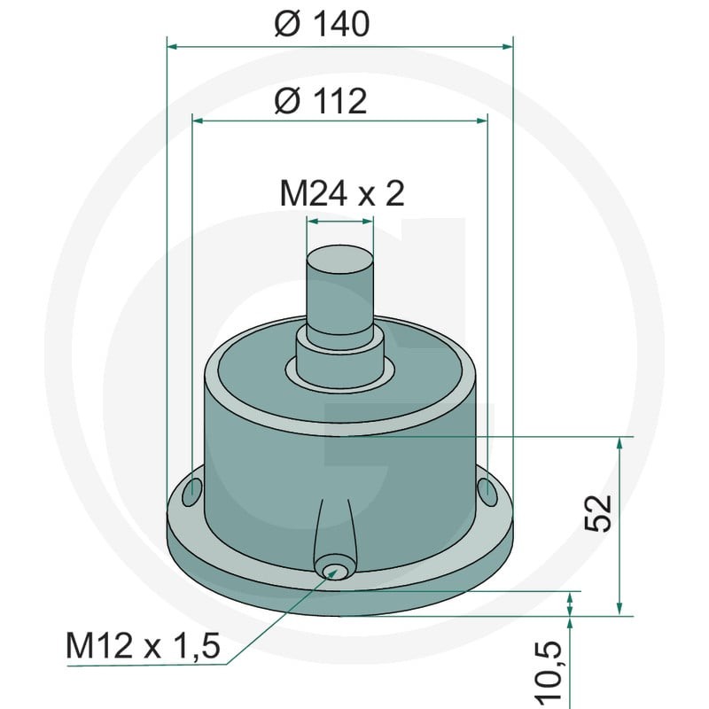 GRANIT Łożysko kpl. 1803400014 - 1803400014 - Sklep rolniczy PoltechParts
