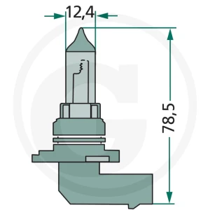 GRANIT Żarówka halogenowa, HB3 70712V60WHB3