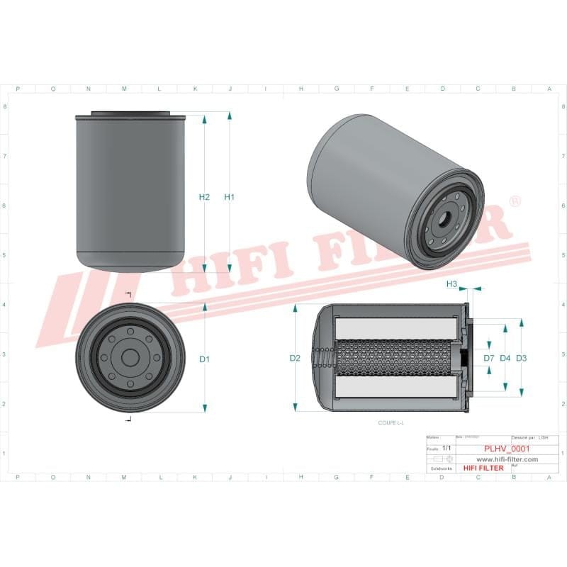 HIFI Filtr hydrauliczny 5674441 - 5674441 - Sklep rolniczy PoltechParts