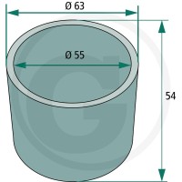 GRANIT Tuleja dystansowa 647140792F | poltechparts.pl
