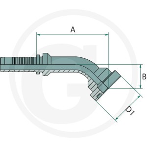 GRANIT PN 38 SFS 1 1/2" 45° 87010980