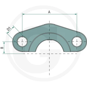 GRANIT Połowa kołnierza SAE 6000-1 1/2" 87011072