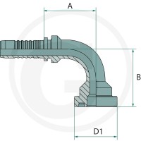 GRANIT PN 32 SFS 1 1/4" 90° 87010998 - 87010998 - Sklep rolniczy PoltechParts
