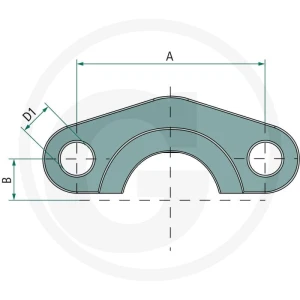 GRANIT Połowa kołnierza SAE 3000-1 1/4" 87011056