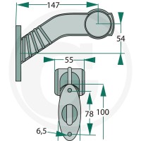 PROPLAST Lampa obrysowa 50240107004 | poltechparts.pl