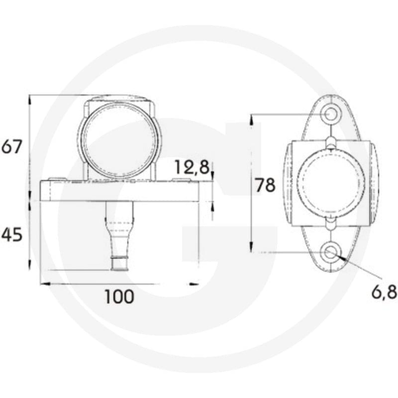 PROPLAST Lampa obrysowa 50240011004 | poltechparts.pl