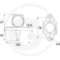 PROPLAST Lampa obrysowa 50240011004 | poltechparts.pl