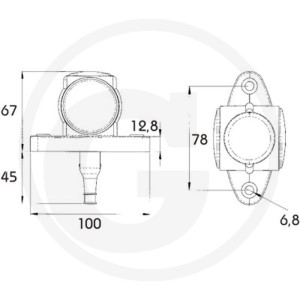 PROPLAST Lampa obrysowa 50240011004