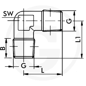 GRANIT F-Wk-1/4-MSv Kolanko 60612349507