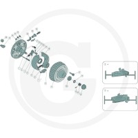 GRANIT Regulacja hamulca kół - zestaw 14200133 - 14200133 - Sklep rolniczy PoltechParts