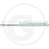 Stabilus Siłownik gazowy 65433028 | poltechparts.pl