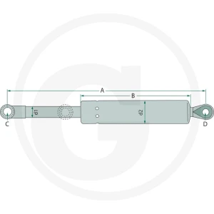 Stabilus Przepustnica ciśnienia gazu 6549704444