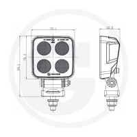 GRANIT Reflektor roboczy LED, 10 szt. 184… | poltechparts.pl