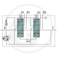 GRANIT Zawór P40 2x DW (dźwignia krzyżowa) 87000929 - 87000929 - Sklep rolniczy PoltechParts