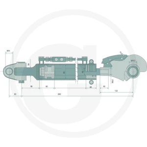 GRANIT Łącznik górny hydrauliczny 20018203