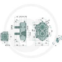 BONDIOLI & PAVESI Przekładnia zębata czołowa M7 415ZBMS6005300010 - 415ZBMS6005300010 - Sklep rolniczy PoltechParts