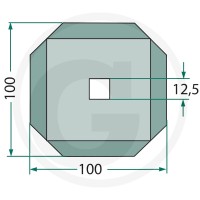 GRANIT Nóż 527527229 - 527527229 - Sklep rolniczy PoltechParts