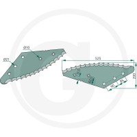 GRANIT Nóż 527527312 - 527527312 - Sklep rolniczy PoltechParts