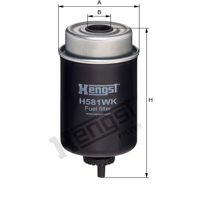 Hengst Filtr paliwa H581WK 12111786 | poltechparts.pl