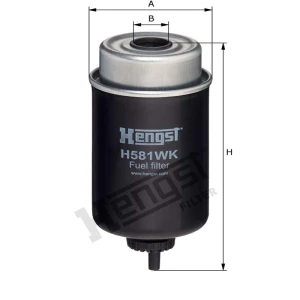Hengst Filtr paliwa H581WK 12111786