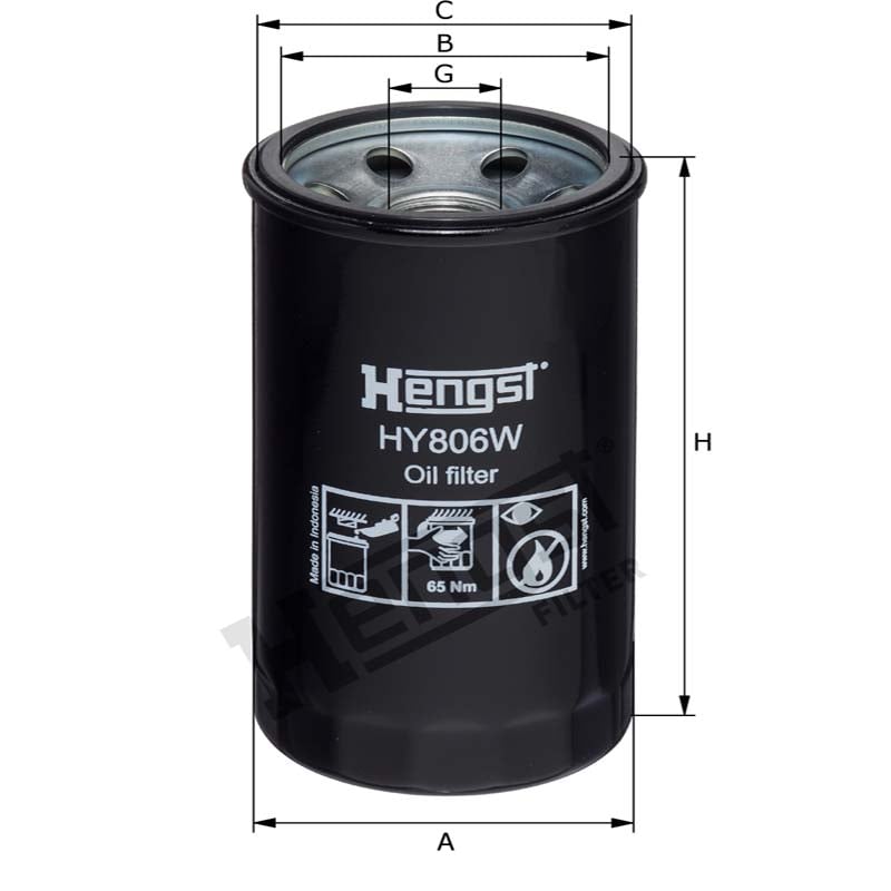 Hengst Filtr oleju HY806W 12117048 - 12117048 - Sklep rolniczy PoltechParts