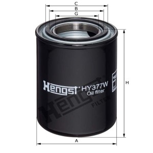 Hengst Filtr oleju HY377W 12118833