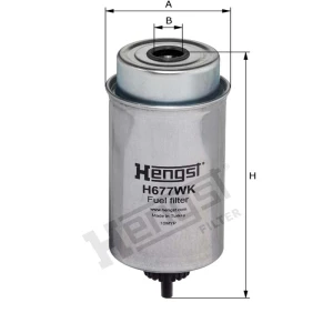 Hengst Filtr paliwa H677WK 12120923